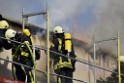 Dachstuhlbrand Koeln Poll Geislarerstr P296